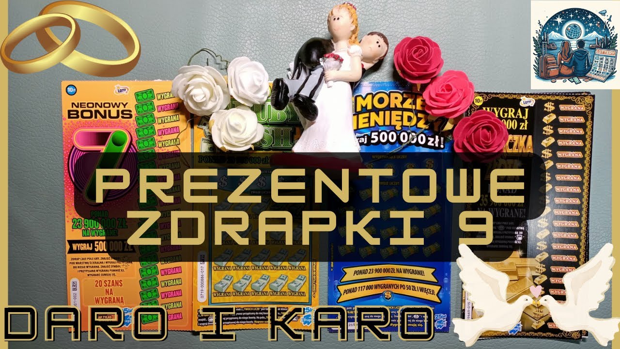 Daro i Karo. 💑. Ślubne zdrapki prezentowe następne od siostry Agnieszki.  🩷💕. ODC #161 🩷👰💕