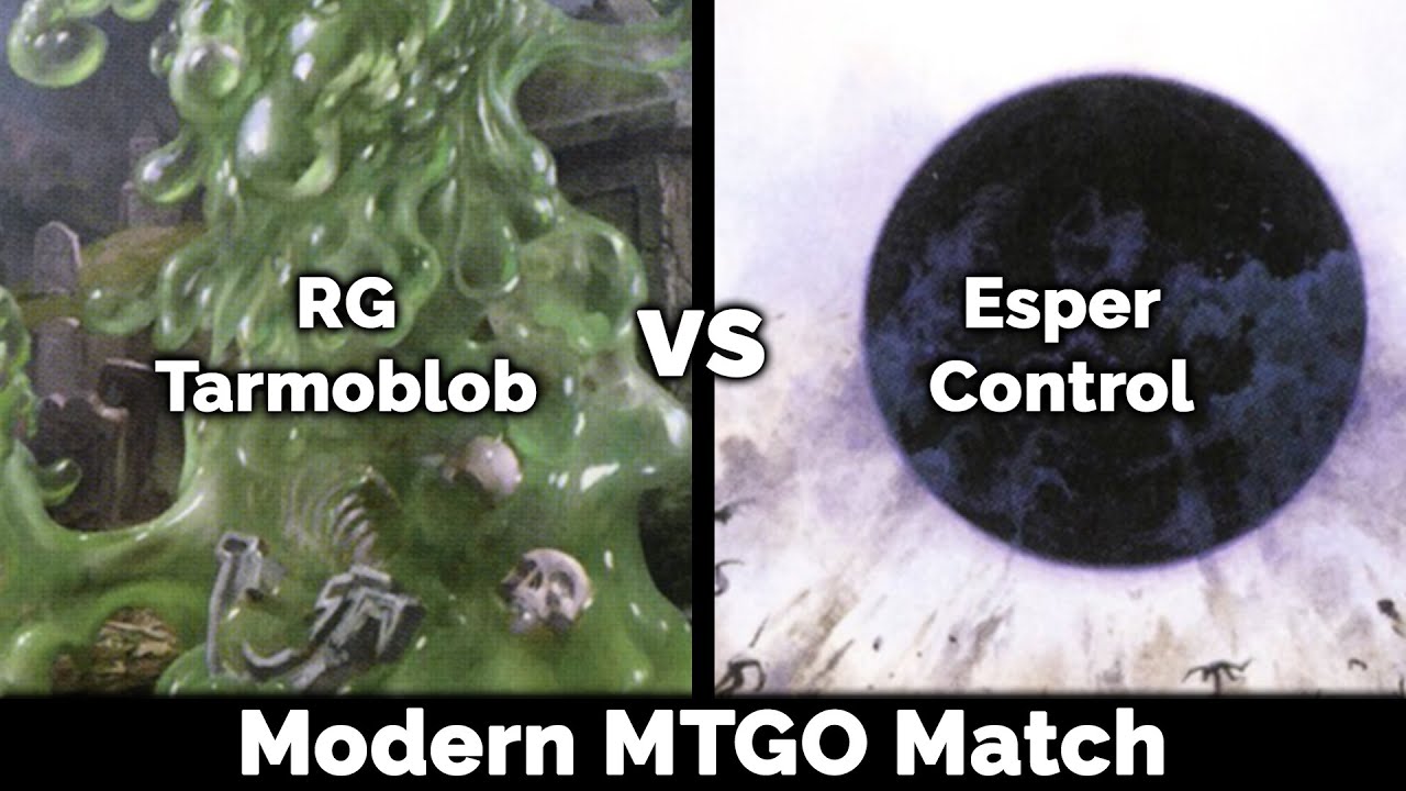 MTG Modern: RG TarmoBlob vs Esper Control - Magic: The Gathering gameplay on MTGO