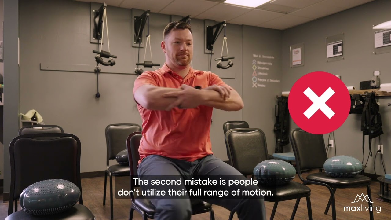 MaxLiving Chiropractic Cherry Street - How to NOT use the Wobble Cushion