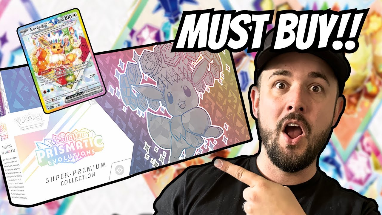 BUY The Prismatic Evolutions Super Premium Collection Box!!