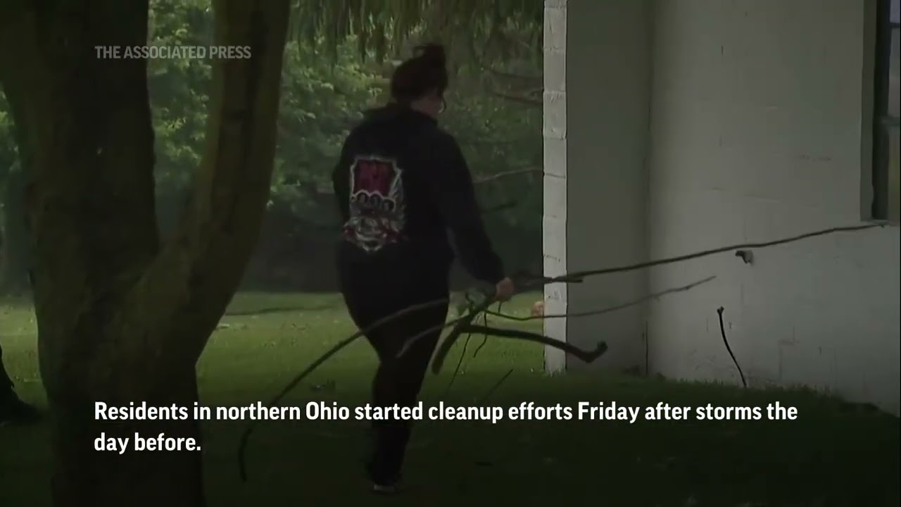 Cleanup begins in Ohio after severe storms