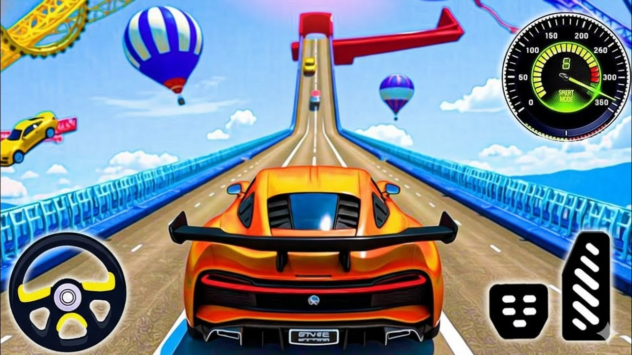 Impossible Car Stunts Racing - Mega Ramp Car Stunts Simulator - Android Gameplay #38