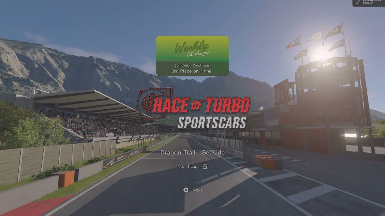Race of Turbo Sports Cars / Dragon Trail - Seaside / 1988 Nissan Silvia Q's | Gran Turismo 7 PS5