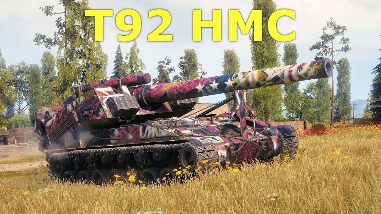 World of Tanks T92 HMC - Thunder on the Battlefield – Dominating Firepower from Above!