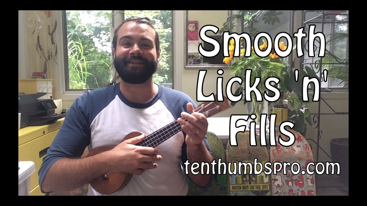 Blues and Lick Fills - Ukulele tutorial - blues lesson
