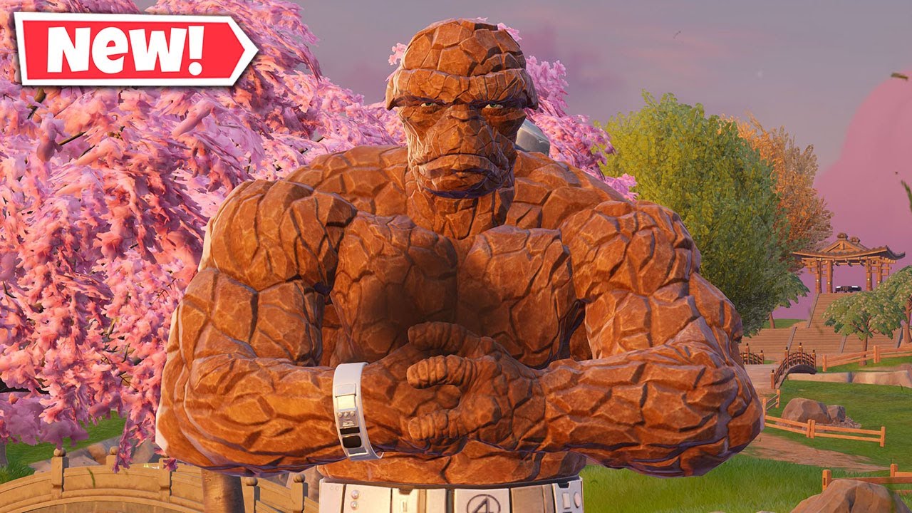 NEW THE THING Skin Gameplay In Fortnite! (Ben Grimm)