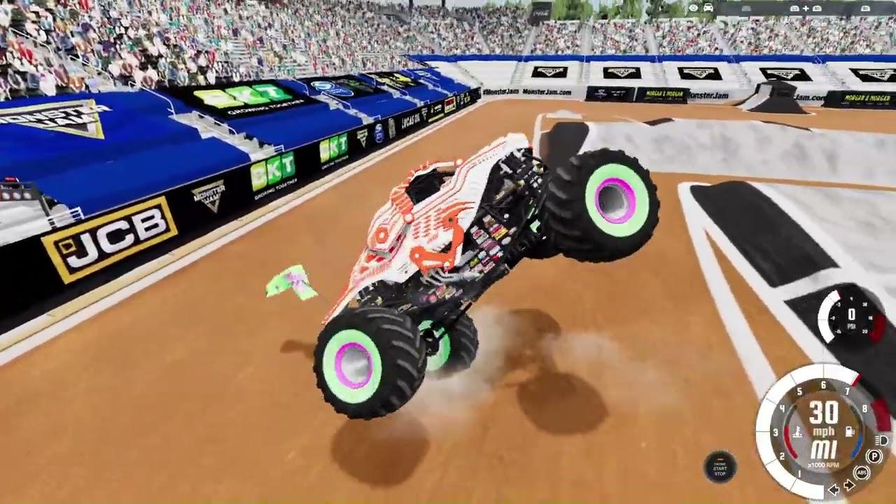 beamng drive monster truck show