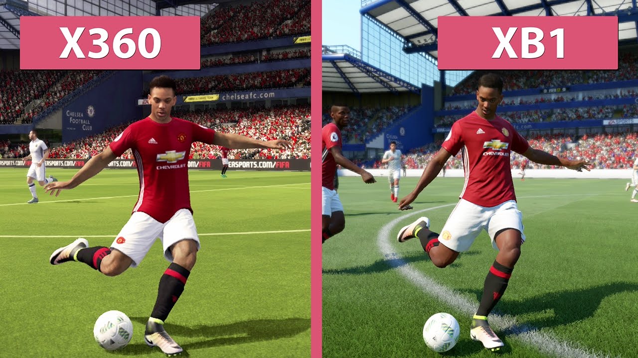 FIFA 17 Demo &ndash; Xbox 360 vs. Xbox One Graphics Comparison