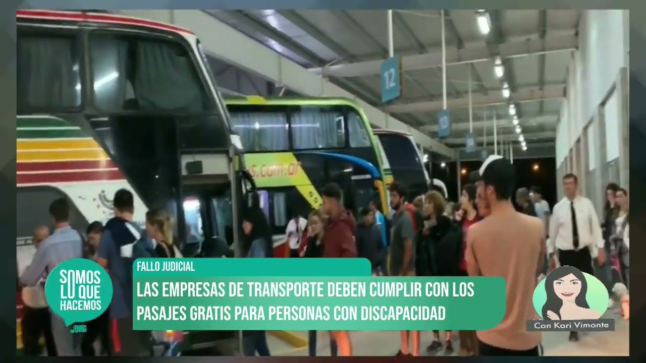 PASAJES GRATIS PARA PERSONAS CON DISCAPACIDAD