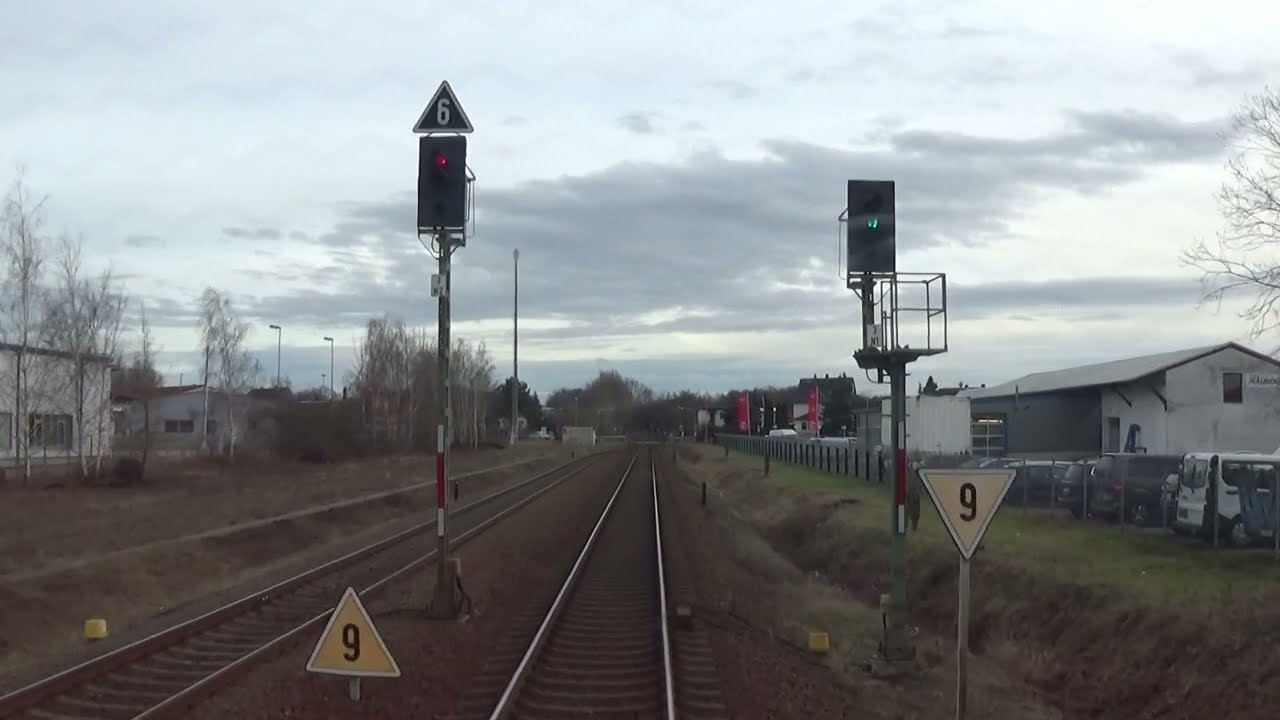 Führerstandsmitfahrt Leipzig Hbf - Chemnitz Hbf, Teil 3 von 6