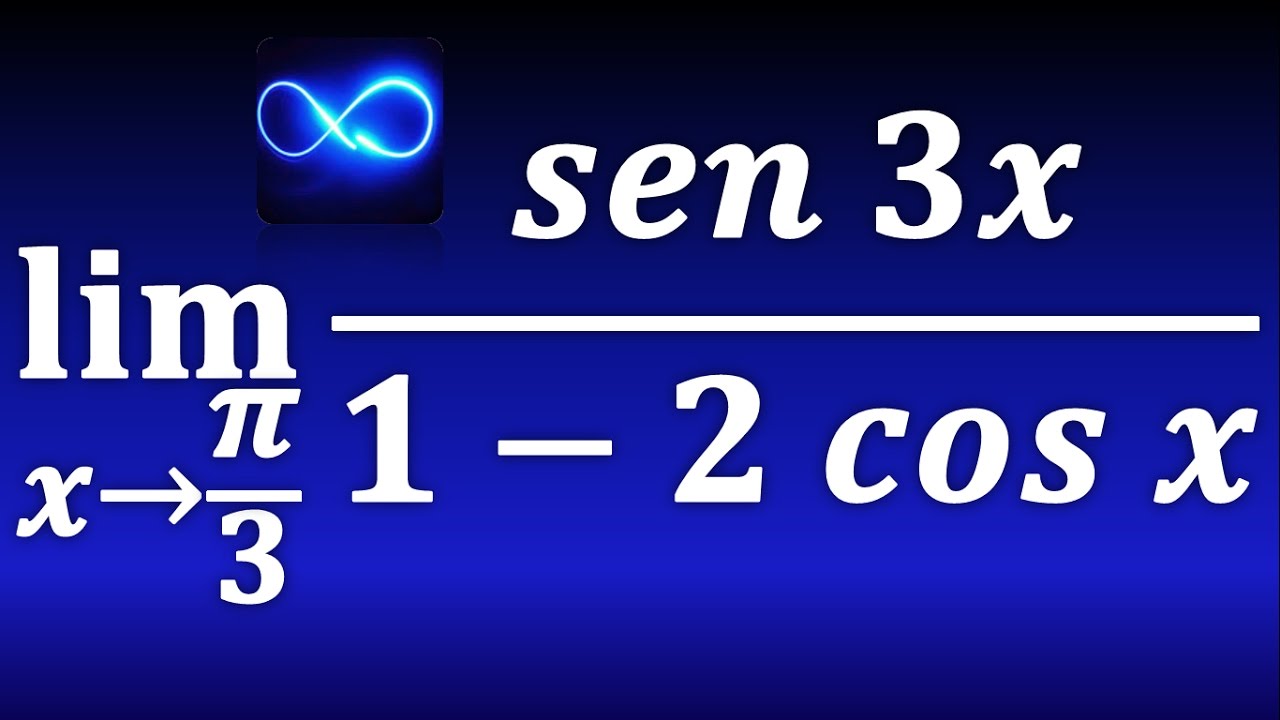 100. Límite trigonométrico mediante cambio de variable con senos y cosenos | Límite