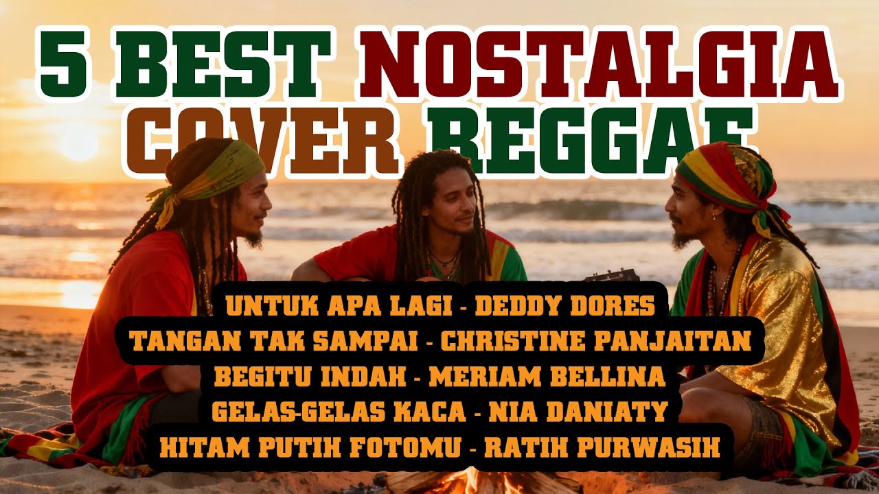 5 LAGU NOSTALGIA POP Cover versi Reggae by MEREGE