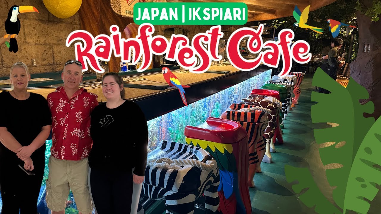 The ONLY RAINFOREST CAFE in Japan!