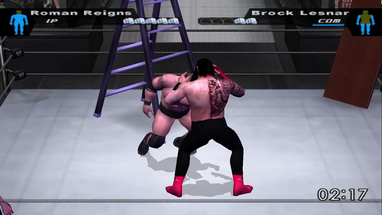 wwe |smackdown| pain| HCTP | Roman reigns | vs | Brock lesnar | TLC | match | game play |