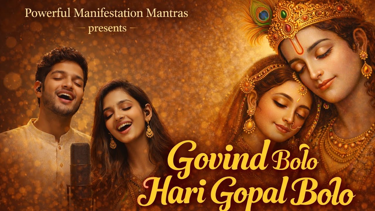 New Govind Bolo Hari Gopal Bolo | Krishna Bhakti Song | Divine Spiritual Music | Positive Vibes 