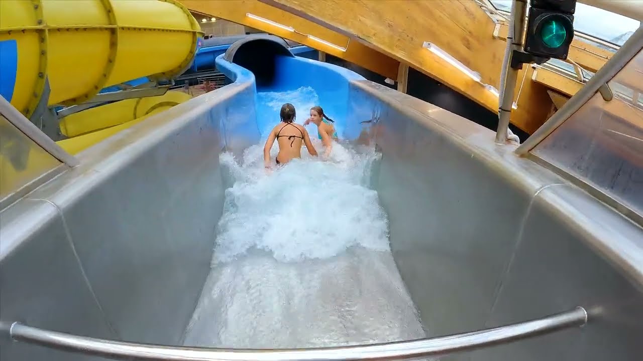 Canyon WaterSlide at Aqua Palace WaterPark, Prague, Czech Republic