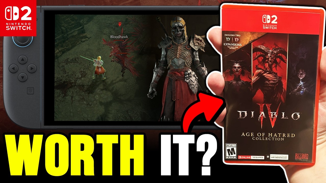 Я протестировал Diablo 4 на Switch 2 &mdash; стоит ли она того? (ТВ-режим и портатив)