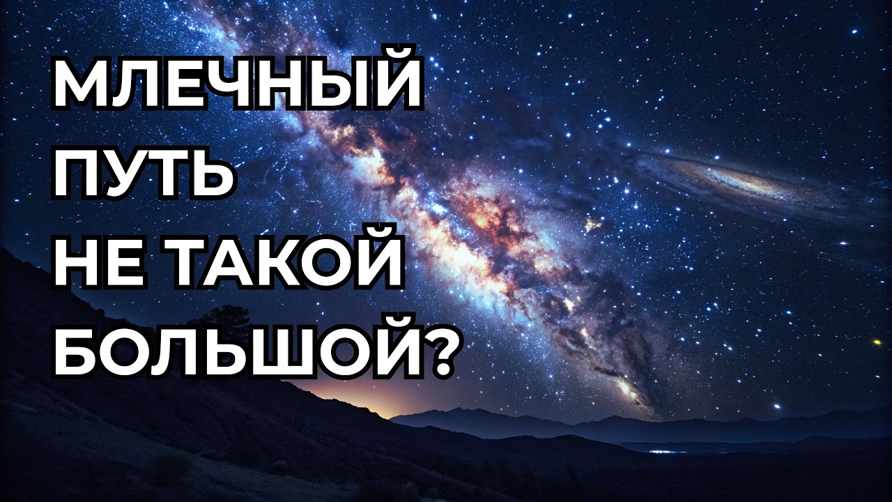 Насколько маленьким оказался Млечный Путь