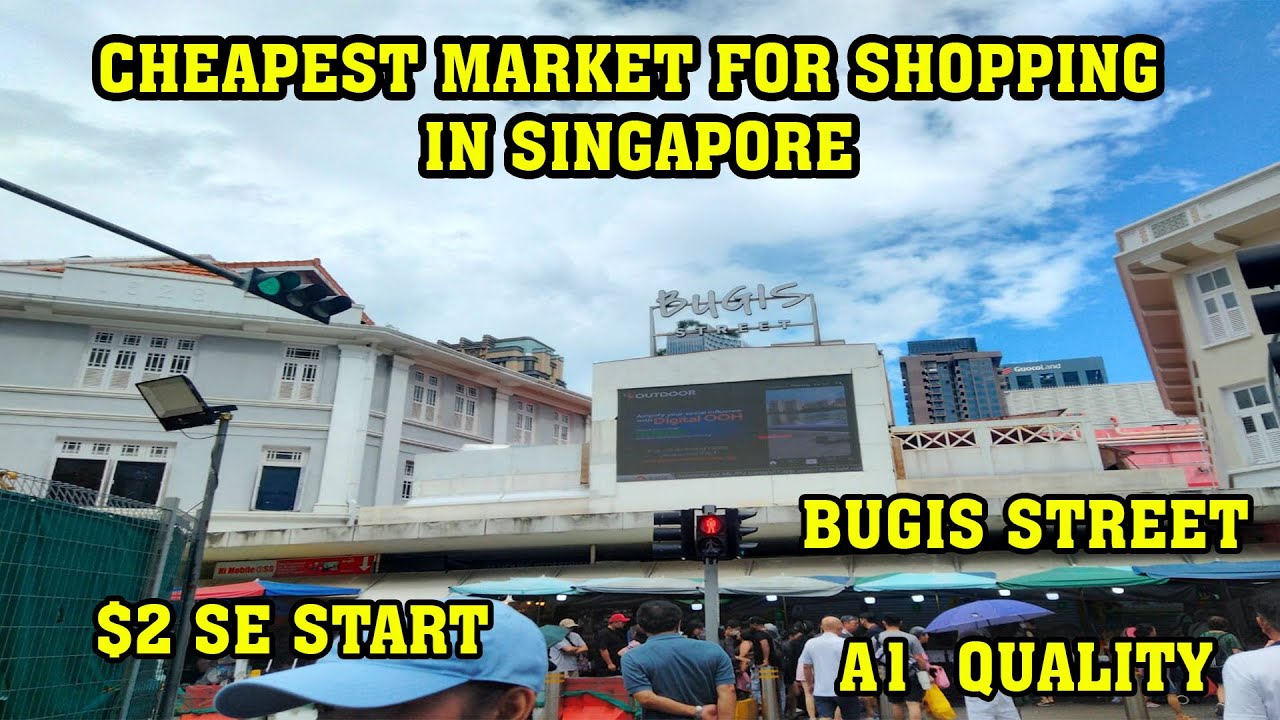 Cheapest market of Singapore |Bugis street market,Singapore |marketvlog87 |Explore singapore