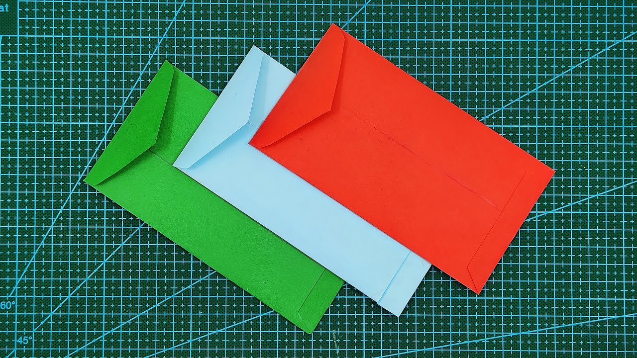 Cómo Hacer Un Sobre Oficial Fácil || Ideas Para Hacer Sobres [Con Pegamento Y Tijera] En Casa