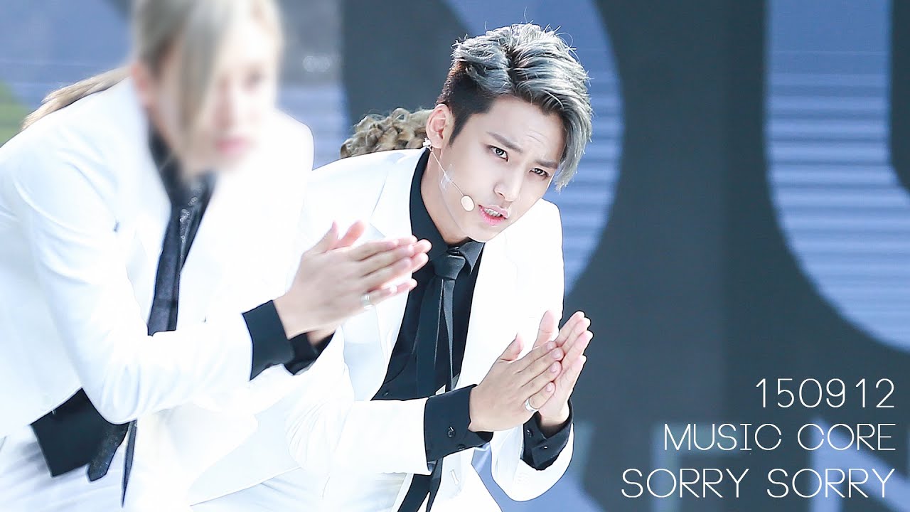 150912 쇼 음악중심 sorry sorry 세븐틴 SEVENTEEN 민규