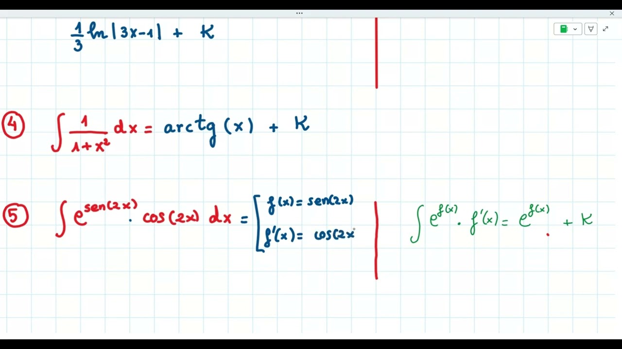 Integrales 2  Diez integrales de examen  Parte 1