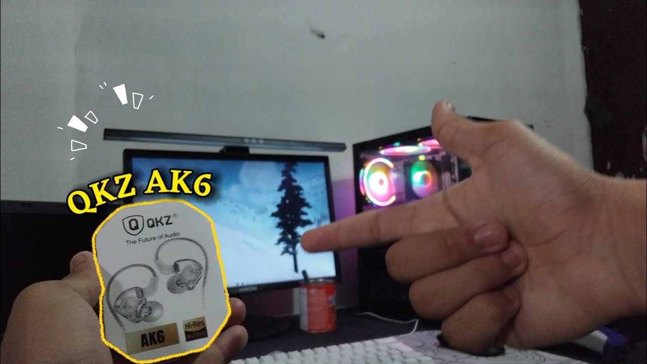COMPREI o melhor Fone para jogar!! ( QKZ AK6 )