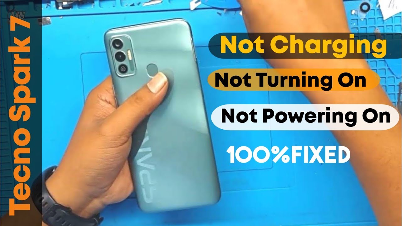 Tecno Spark 7 Not Charging Not Turning On || Tecno Phone Not Powering On How To Fixed
