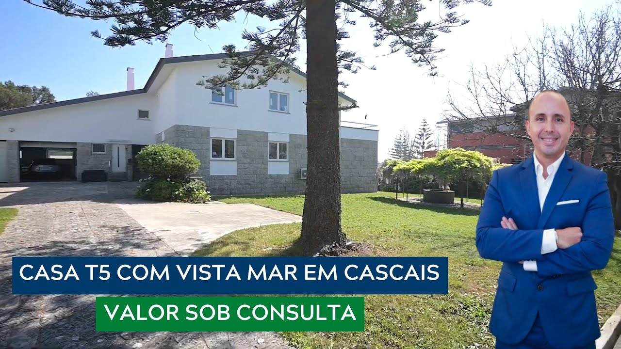 Linda Casa com Vista Mar a Venda no Centro de Cascais, Portugal