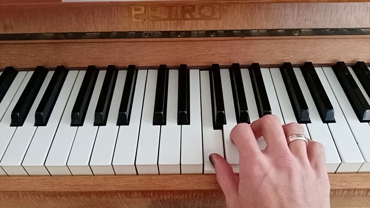 Stupnice C-dur pro zač&aacute;tečn&iacute;ky