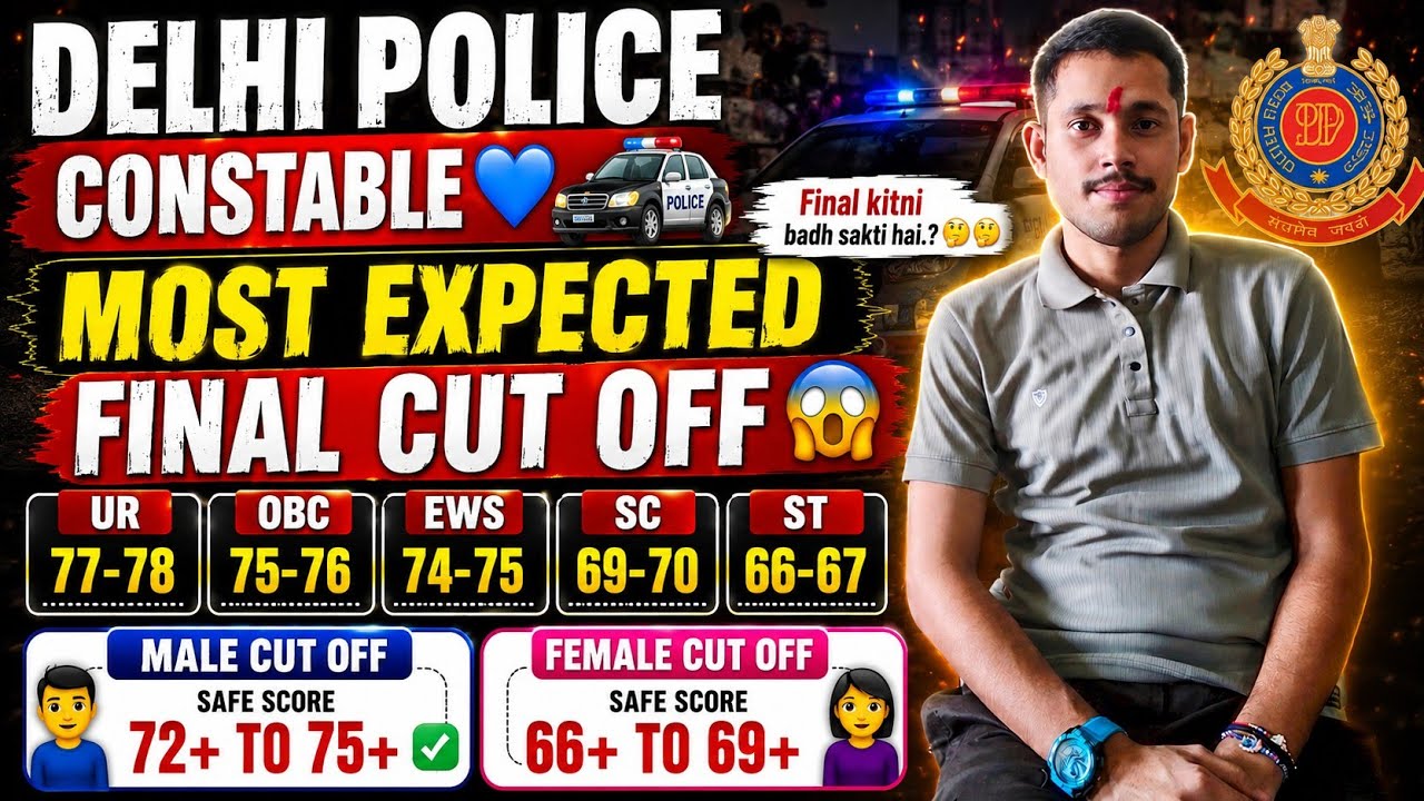 😱 UR 77-78? OBC 75-76? The Biggest Analysis of the Final Cut-Off🔥#delhipolice#ssc#result#cutoff#p...