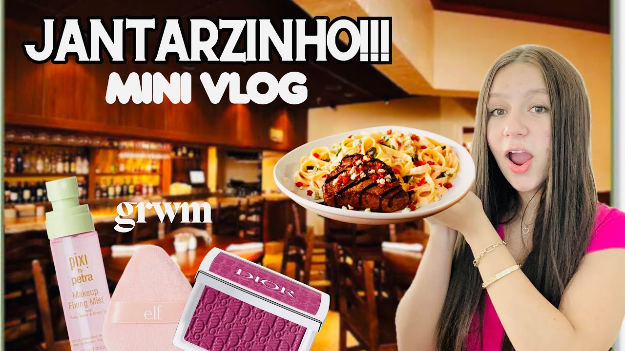 🇺🇸 Esse GRWM terminou em comida italiana 🍕🍝 | VLOG 