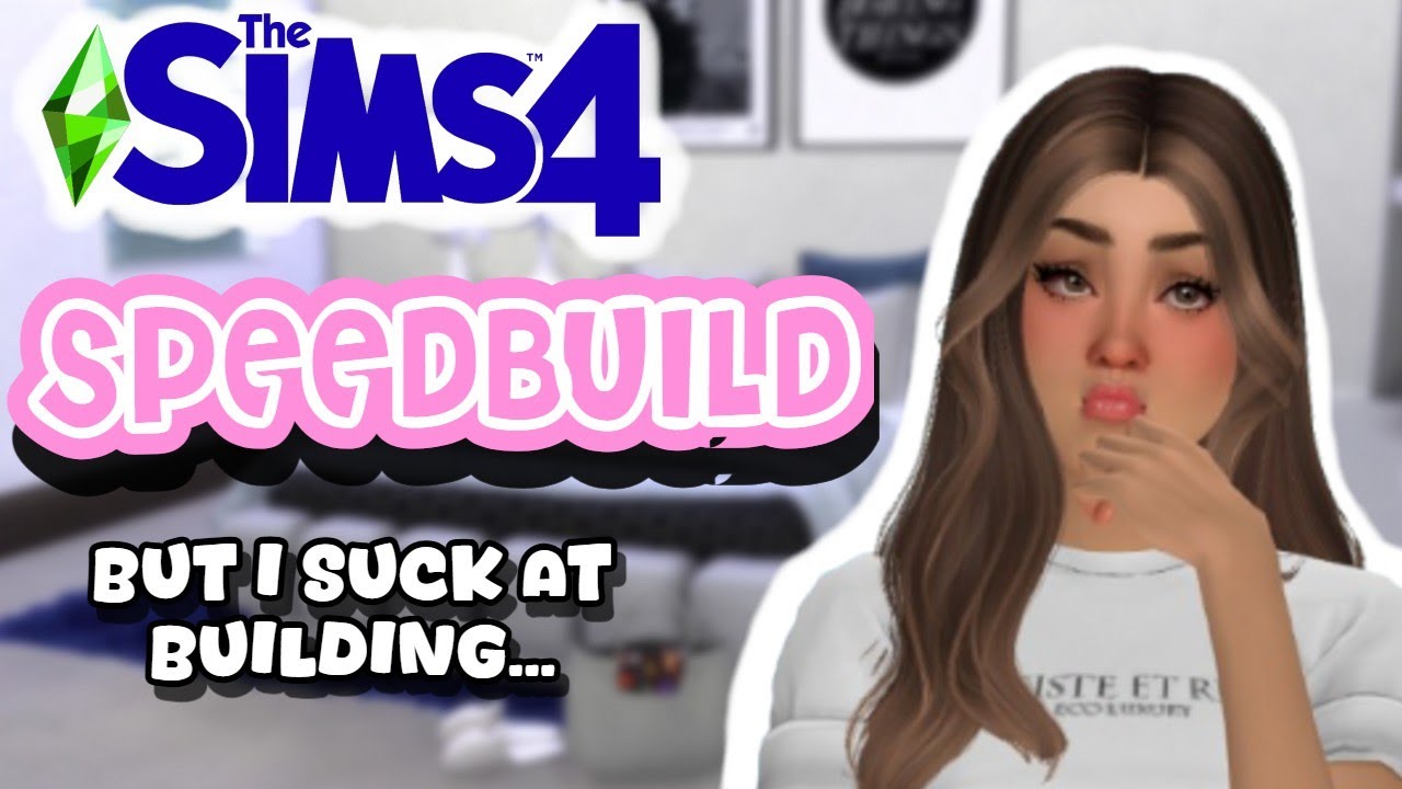 Apartment Speedbuild BUT I SUCK at building (The Sims 4)