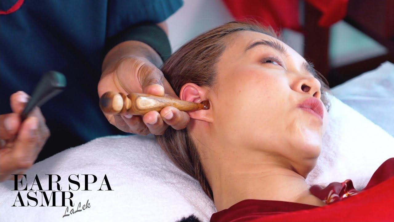 ASMR the most EXTRAORDINARY EAR SPA I ever got! [Unintentional ASMR]
