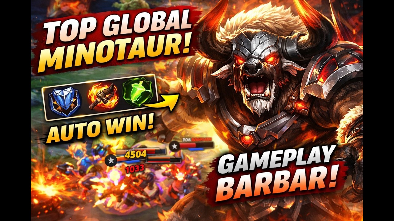 Gini Cara Main Top Global Minotaur! Musuh Auto Kocar-Kacir