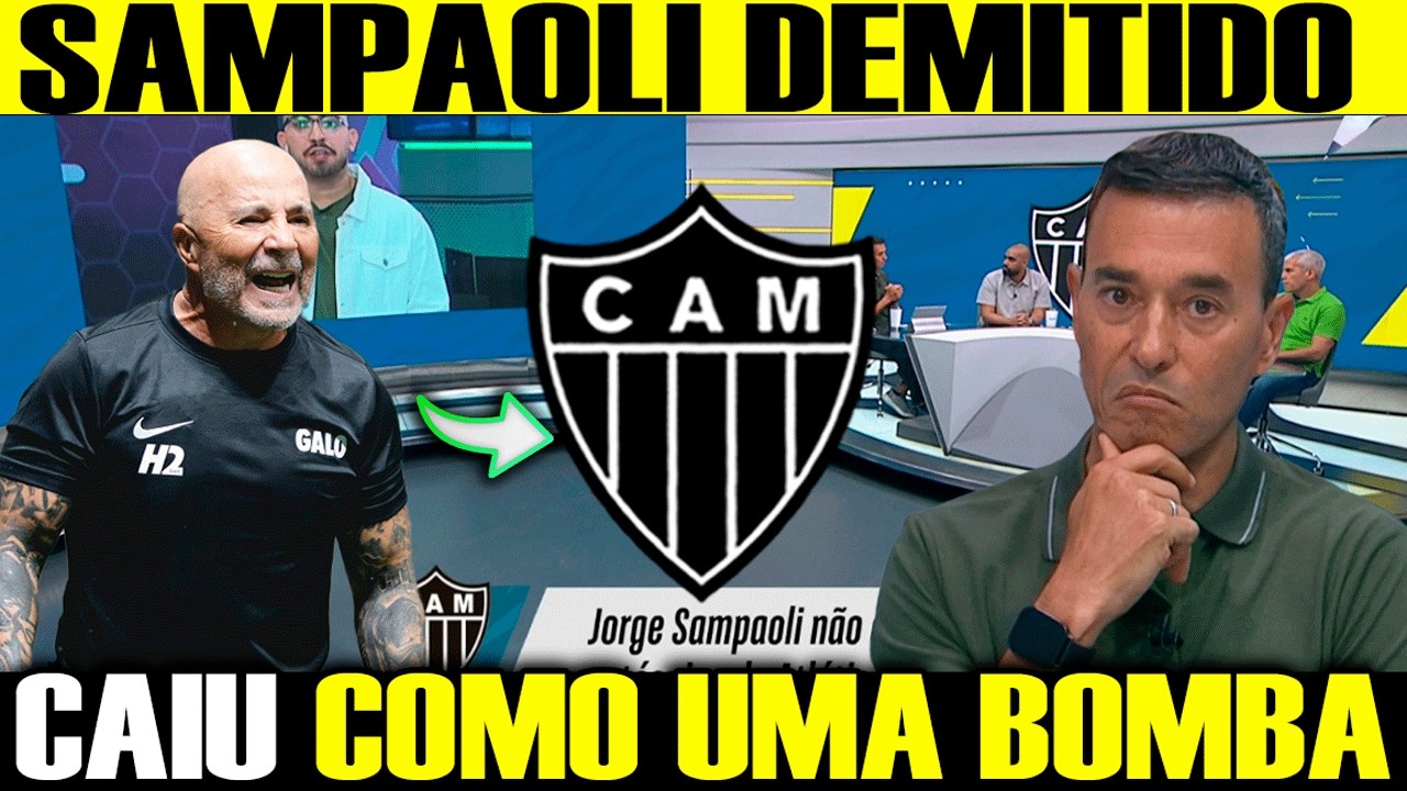 BOMBA NO GALO! DIRETORIA DO GALO DEMITE JORGE SAMPAOLI DO ATLÉTICO MINEIRO