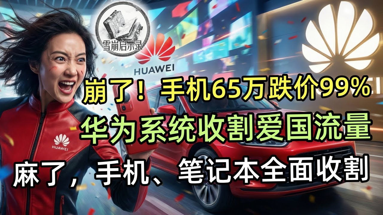华为的千亿收割局：65万一部手机，200亿车机收割背后，是一场精心设计的“爱国税”