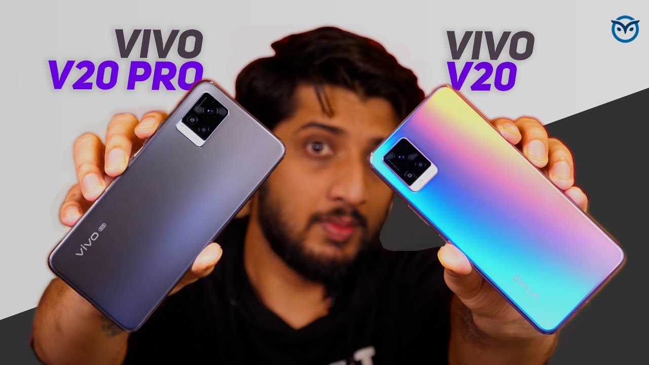 Vivo V20 Pro Unboxing, Full Comparison vs Vivo V20 | Camera Test | Detailed Pros and Cons [Hindi]