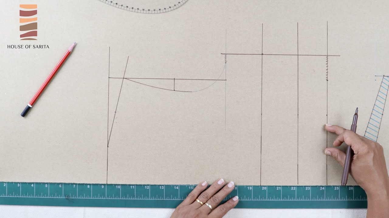 Drafting basics : house of sarita's blouse dart logic