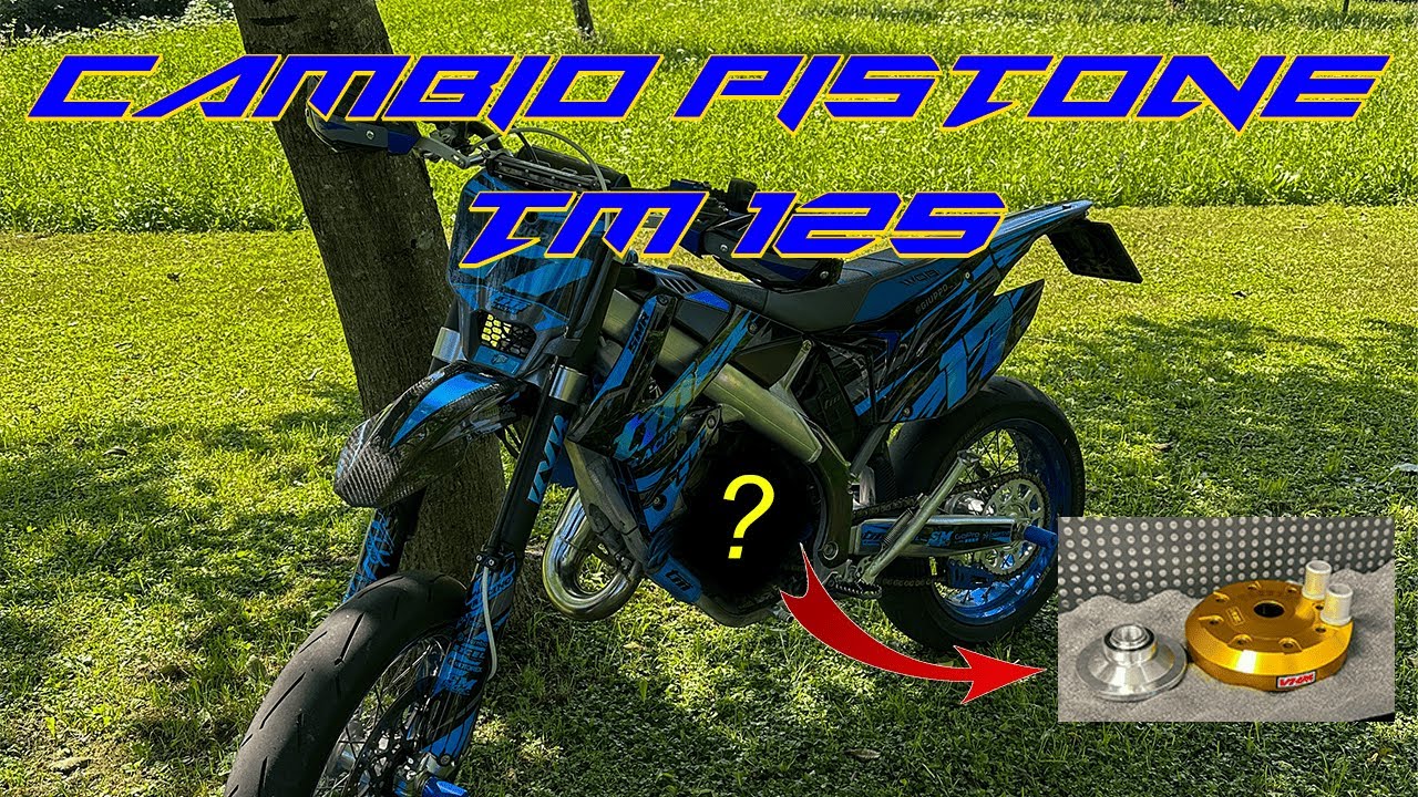 CAMBIO PISTONE TM 125 SMR!! - TESTA VHM & TEST😍