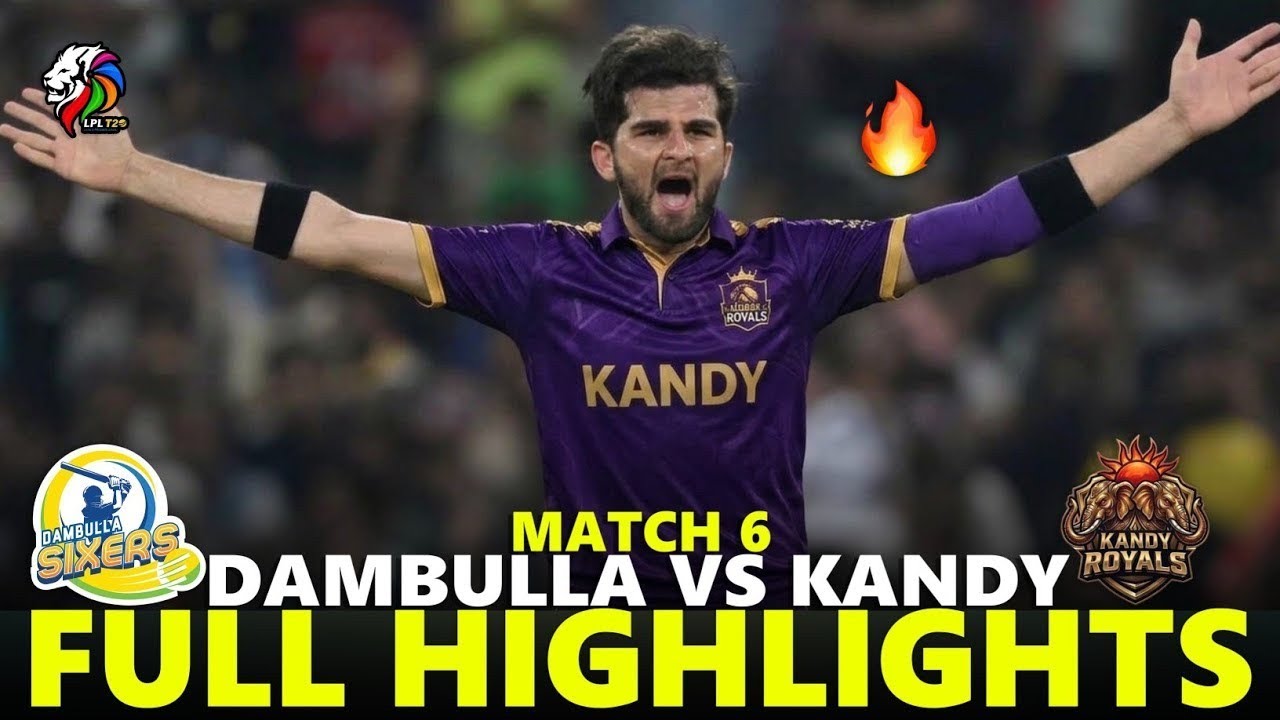 Dambulla Sixers Vs Kandy Falcons LPL Highlights 2026 | DS VS KF