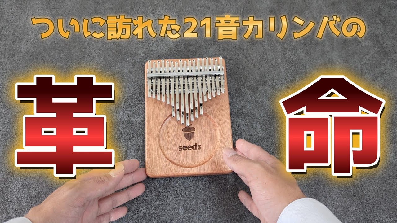 【低音革命！17キーみたく弾ける21音カリンバ】seedsさんの新作カリンバがとんでもない件 seeds 21toneカリンバ 21音カリンバ K-21-C　magician