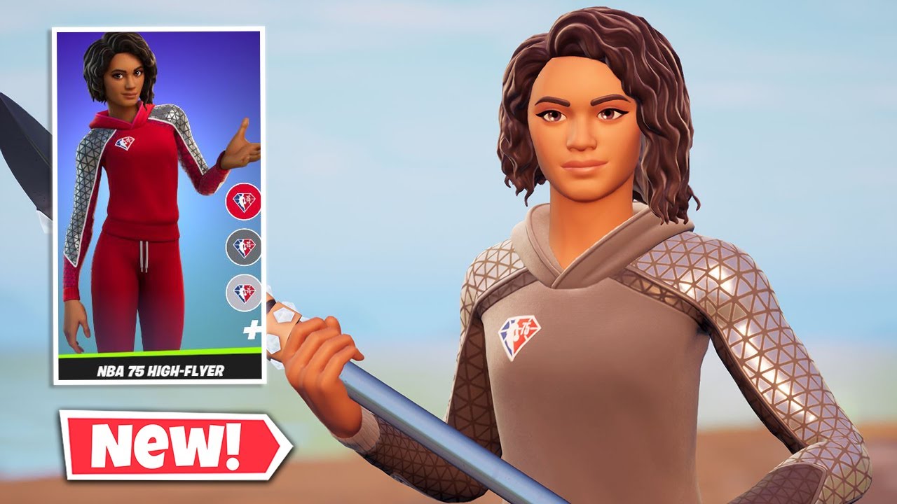 New NBA 75 Skins in Fortnite | NBA 75 HIGH-FLYER | Gameplay & Review