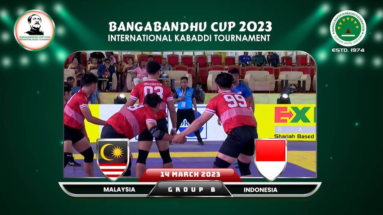 Kabaddi Match 04 | Malaysia vs Indonesia | Bangabandhu Cup 2023 International Kabaddi Tournament