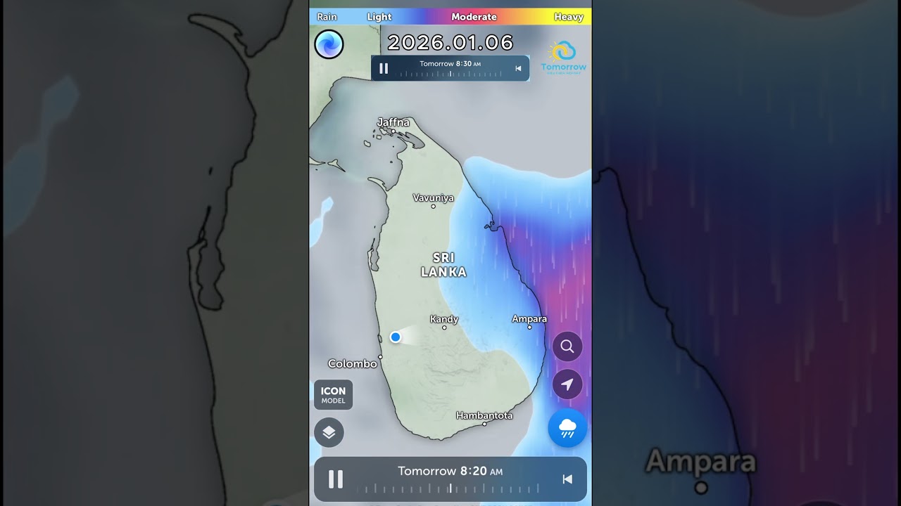 2026.01.06 (Tuesday) Weather Report &ndash; Sri Lanka