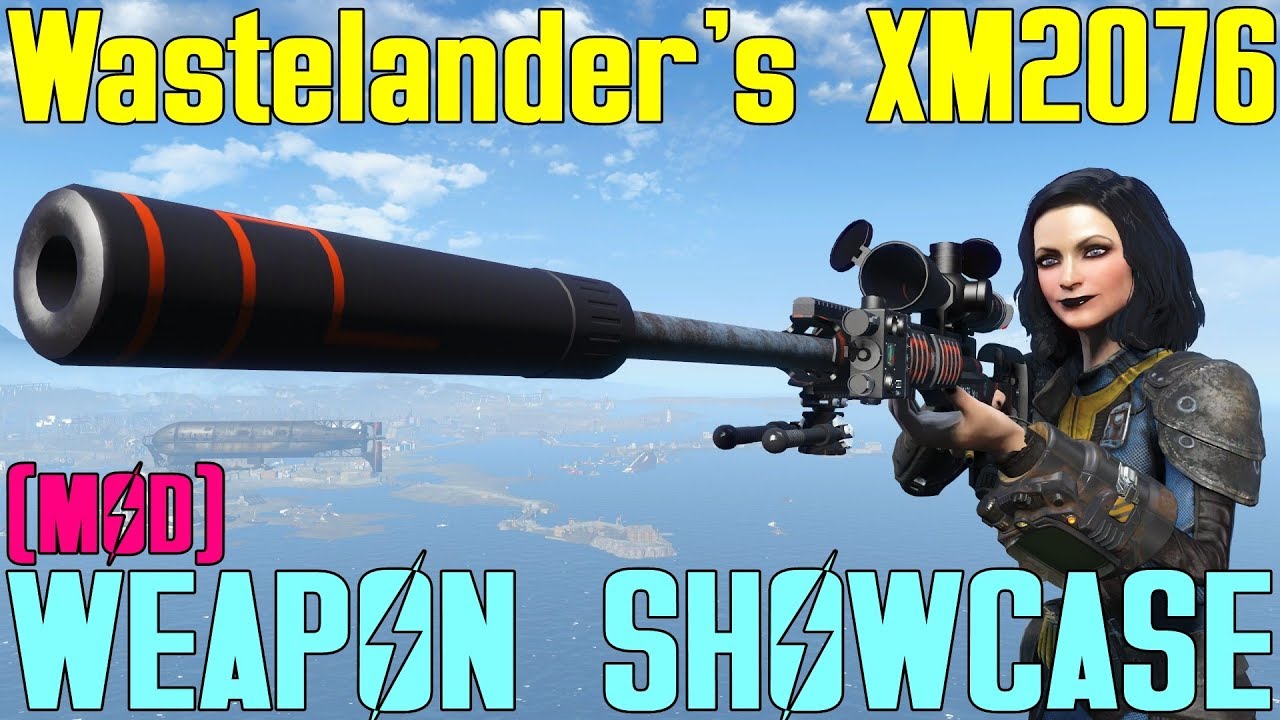 Fallout 4: Weapon Showcases: Wastelander's XM2076 (Mod)