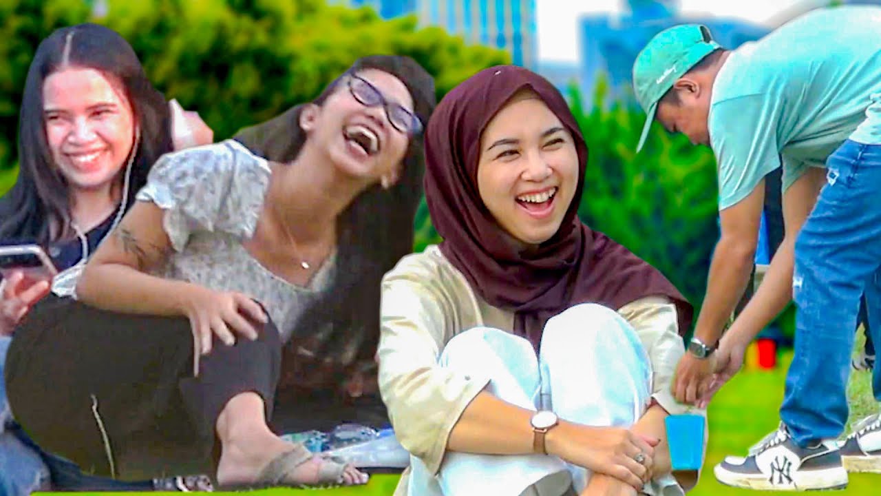 PRANK PENGEMIS KE CEWEK CANTIK BENERAN BILANG BUKAN TAPI AKHIRNYA NGAKAK