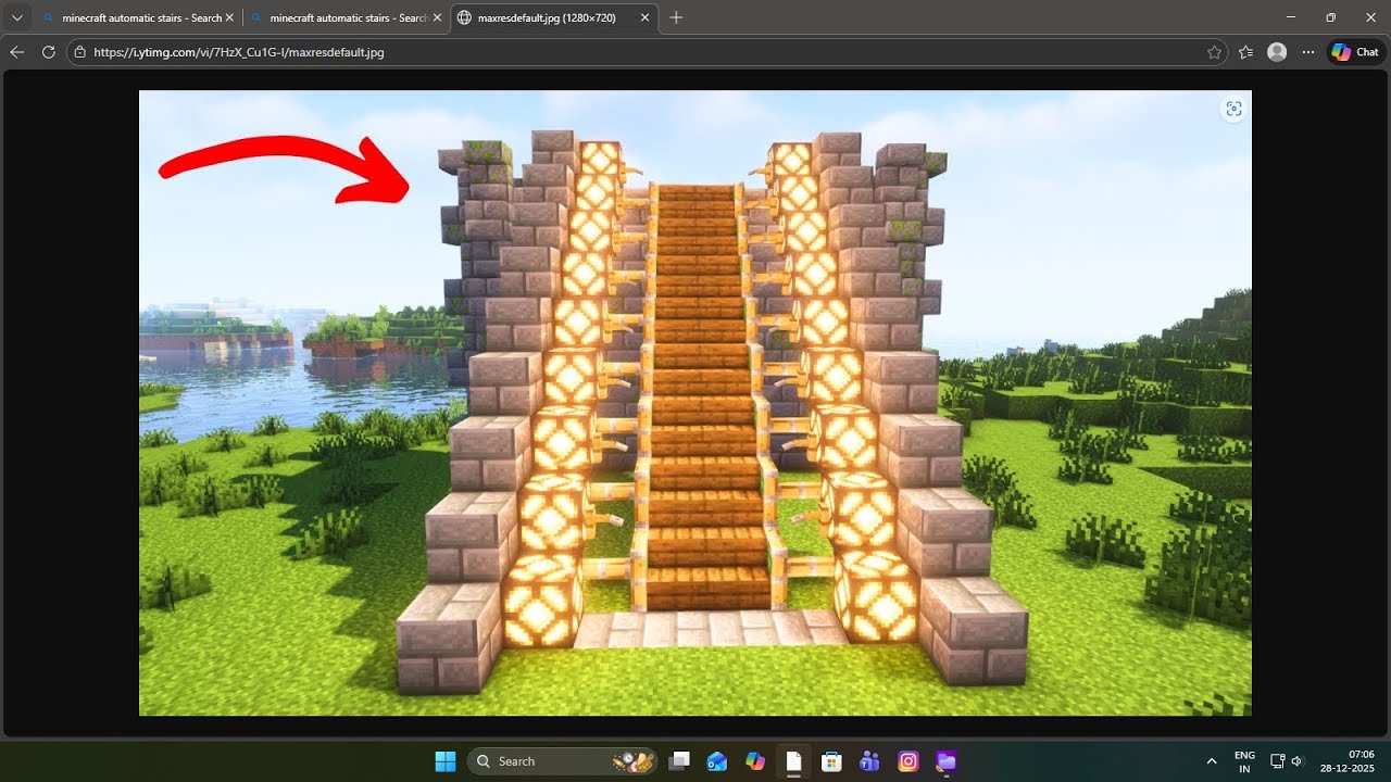 How I made Automatic stairs in Minecraft