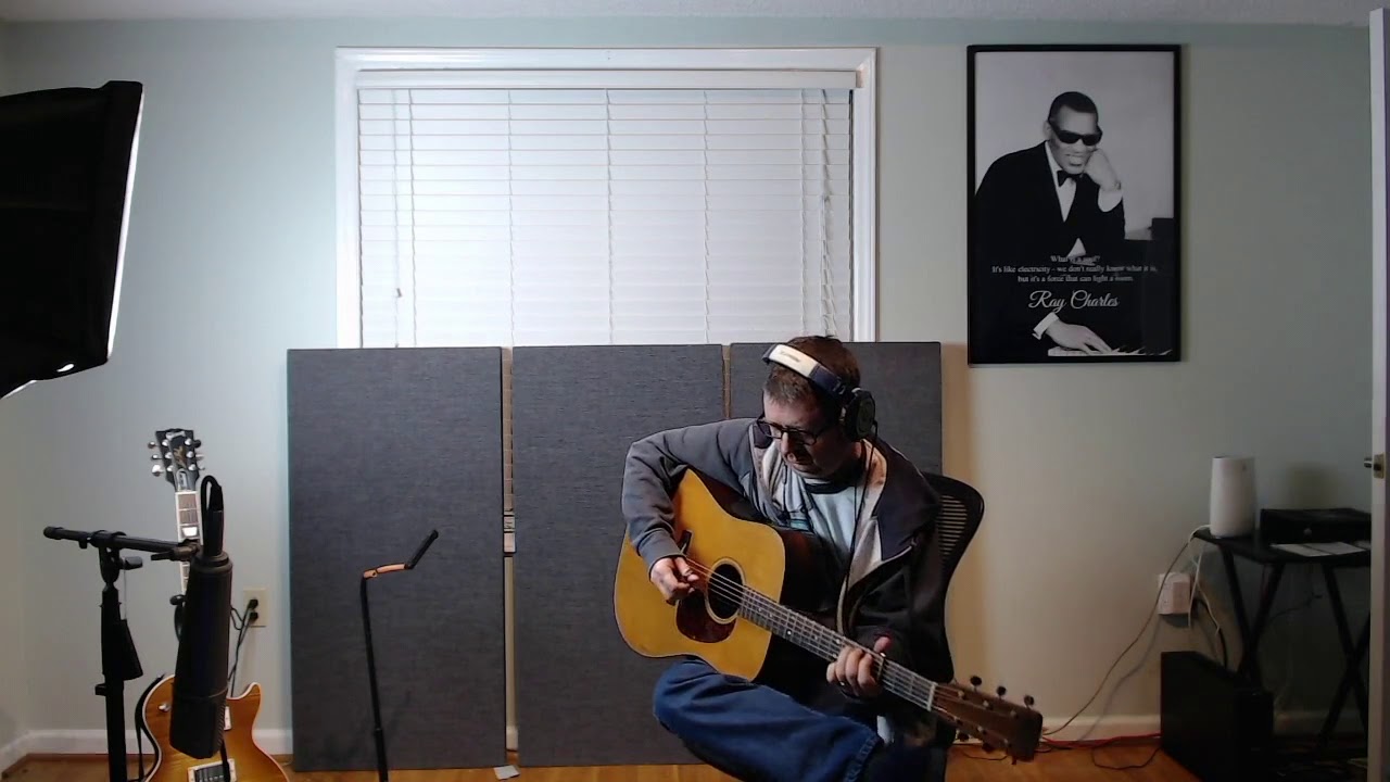 Chris Sharp plays along with Ray Charles - What Am I Living For