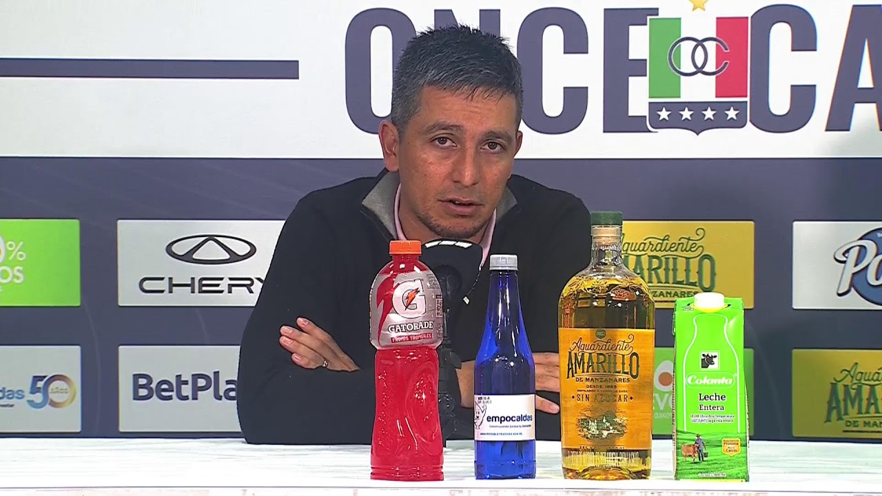 Rueda de prensa de Fortaleza tras su partido con Once Caldas
